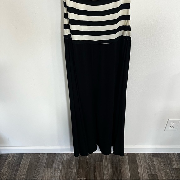 Vintage Joseph Ribkoff Couture Striped Maxi Dress - Picture 9 of 9